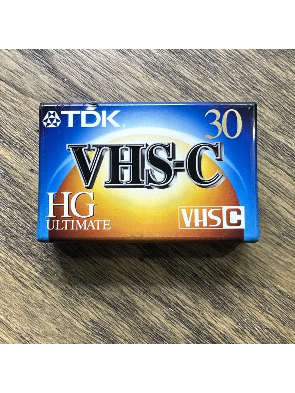 NOS TDK VHS-C HG Ultimate 30 Camcorder Cassette Blank Recording Tape